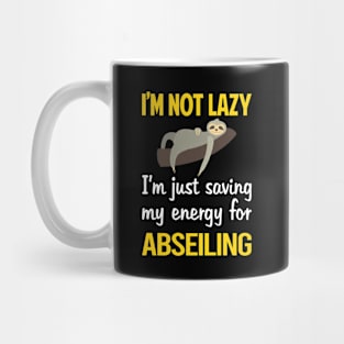 Funny Lazy Abseiling Abseil Mug